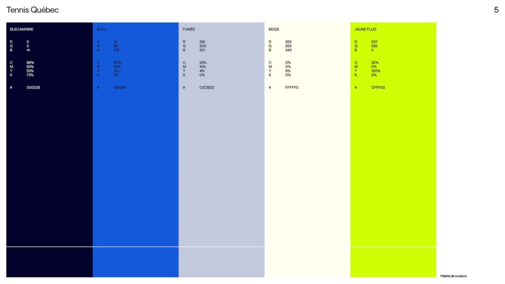 Tennis Québec (Identity)