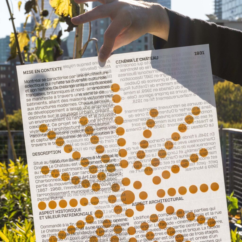 Dépliant Cinéma Le Château