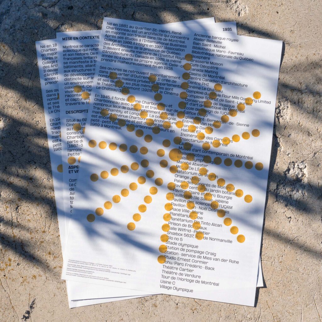 Dépliant Cinéma Le Château