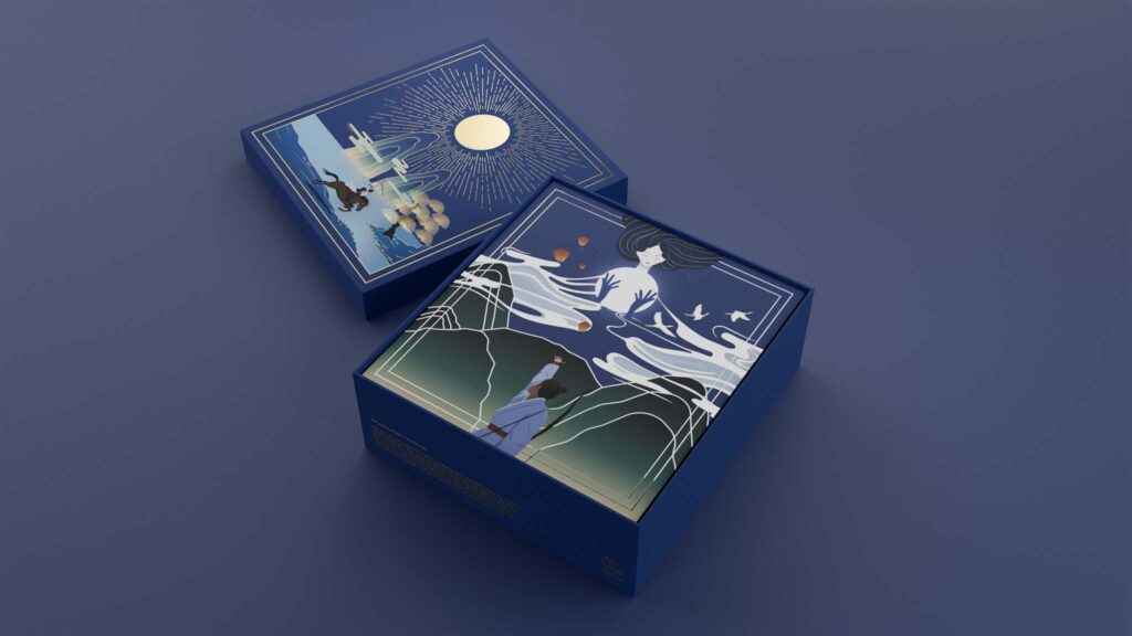 Tōng Bǎo Mooncake Packaging