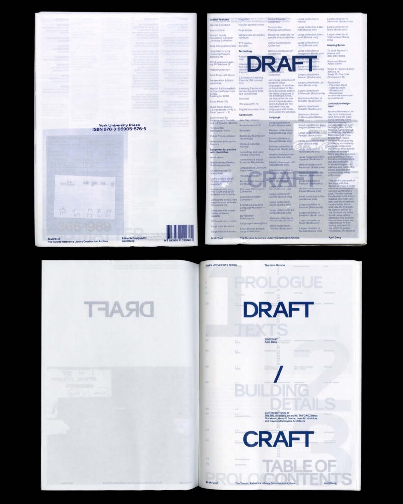 Draft / Craft: The Toronto Reference Library Construction Archive