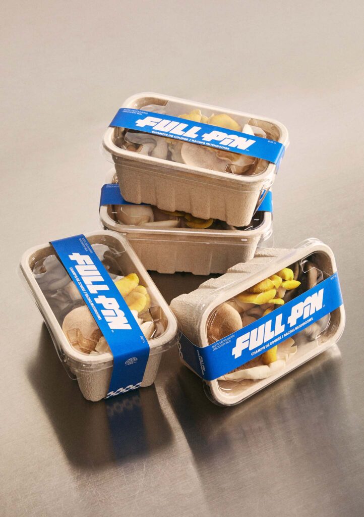 Full Pin Gourmet Mushrooms Rebrand