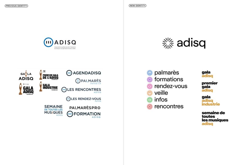 Adisq Rebranding