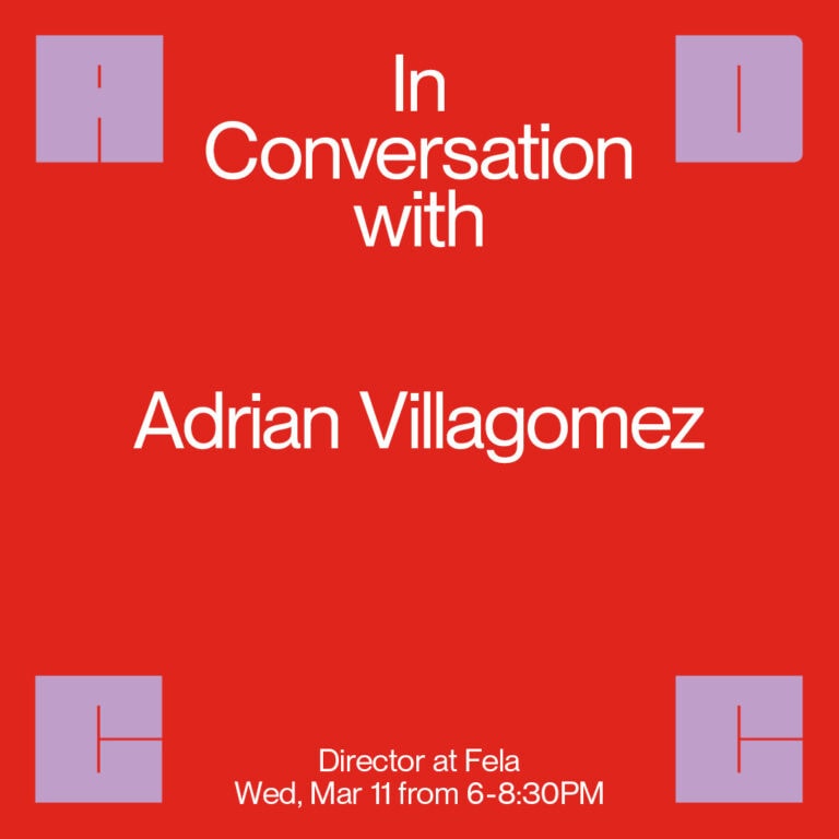 In Conversation with 
Adrian Villagomez