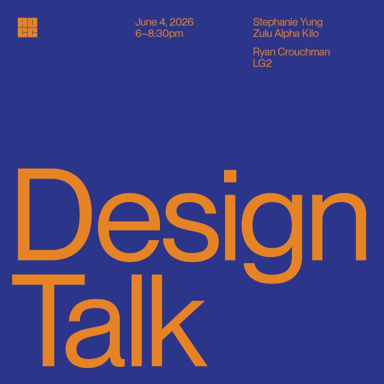 Design Talk:
Stephanie Yung & Ryan Crouchman