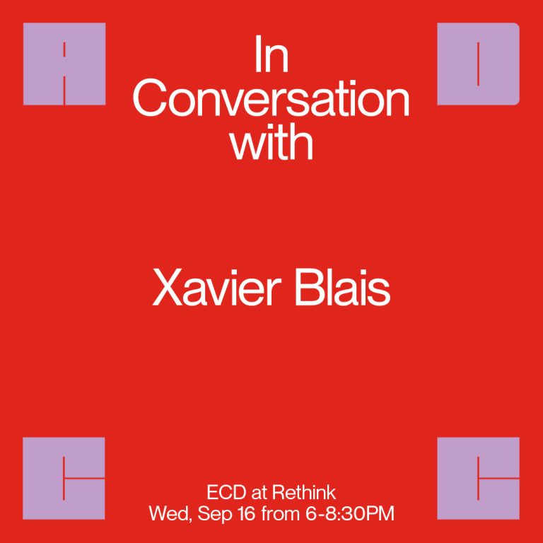 In Conversation with Xavier Blais