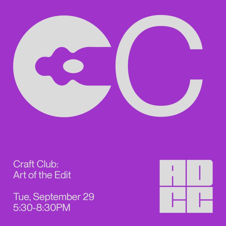 Craft Club: 
Art of the Edit